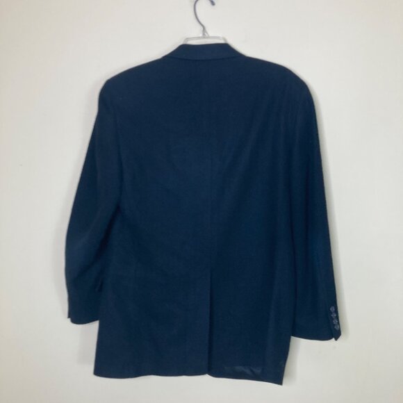 Brooks Brothers Mens Black Blazer 39 Regular 100% Camel Hair Two-Button Jacket - Picture 2 of 11